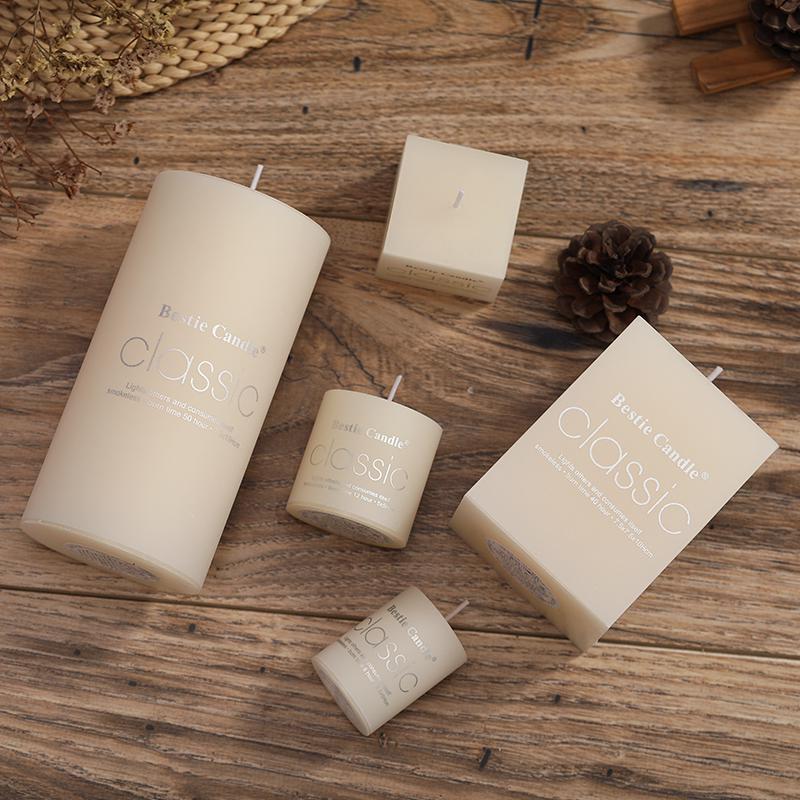 Scentless Smokeless Cylinder Candles for Weddings, Birthdays, Romantic Decor, Hotel, Church, or Dining.
