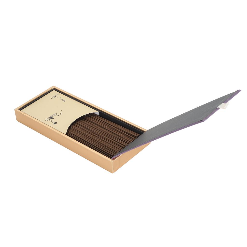 Bastoncini d'Incenso Arrotolati a Mano Aroma Rilassante da Interno per Meditazione Spa Guarigione 100g Legno di Agar (elegante)