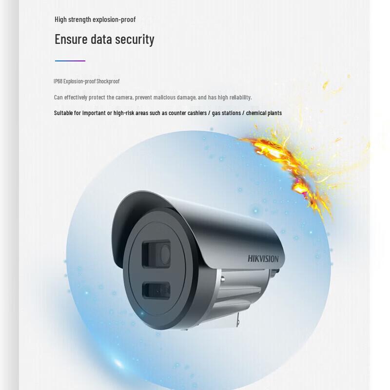

Hikvision 4MP Explosion-Proof Network Camera with Varifocal Lens CN plug (adapter included)