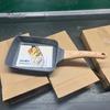 Japanese Tamagoyaki Pan with Wooden Handle Nonstick Rectangle Omelette Egg Roll Maker Steak Tamago Frying Pan Kitchen Cooking Tools Cookware