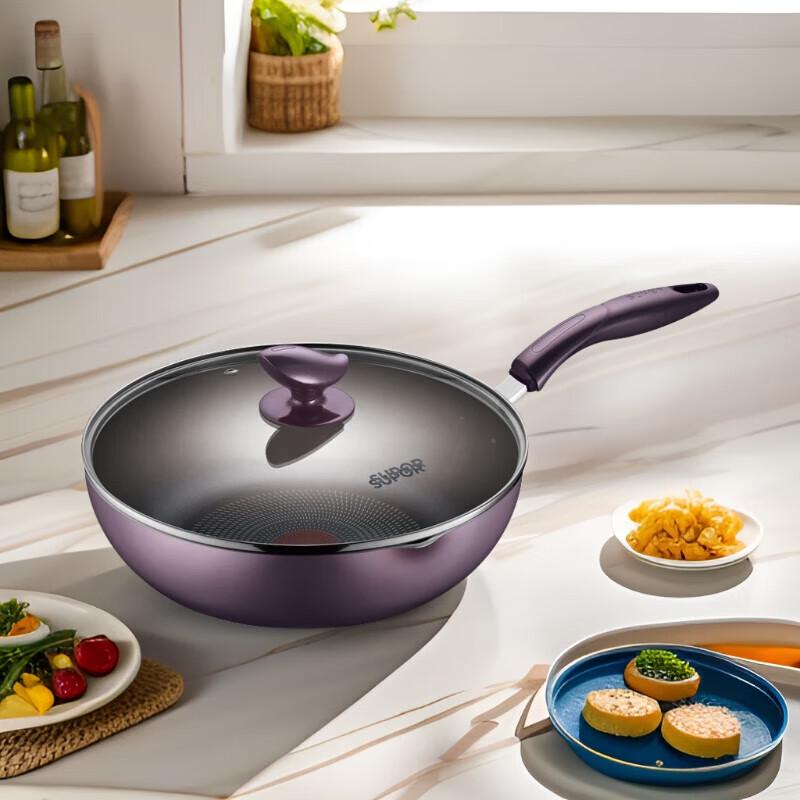 Supor Fire Red Spot Non-stick Frying Pan