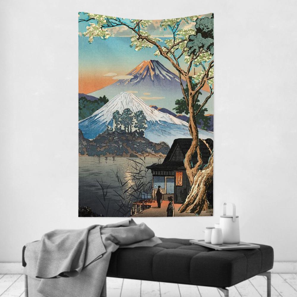 Katsushika Hokusai Tapestry Room Decor Wall Cloth Party Hanging Background Room Decor Baby Room