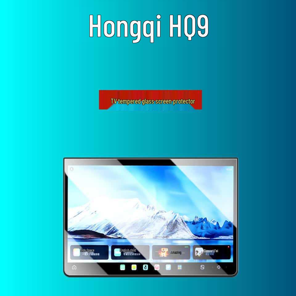 Tempered Film Screen Protector for 26 Hongqi HQ9 PHEV Models: Complete Interior Modification Kit