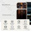 Legno Naturale Per iPhone 17 pro Max /17 pro Cover Completa Adesivo Skin Wrap Pellicola Protettiva Posteriore Colorata 3D