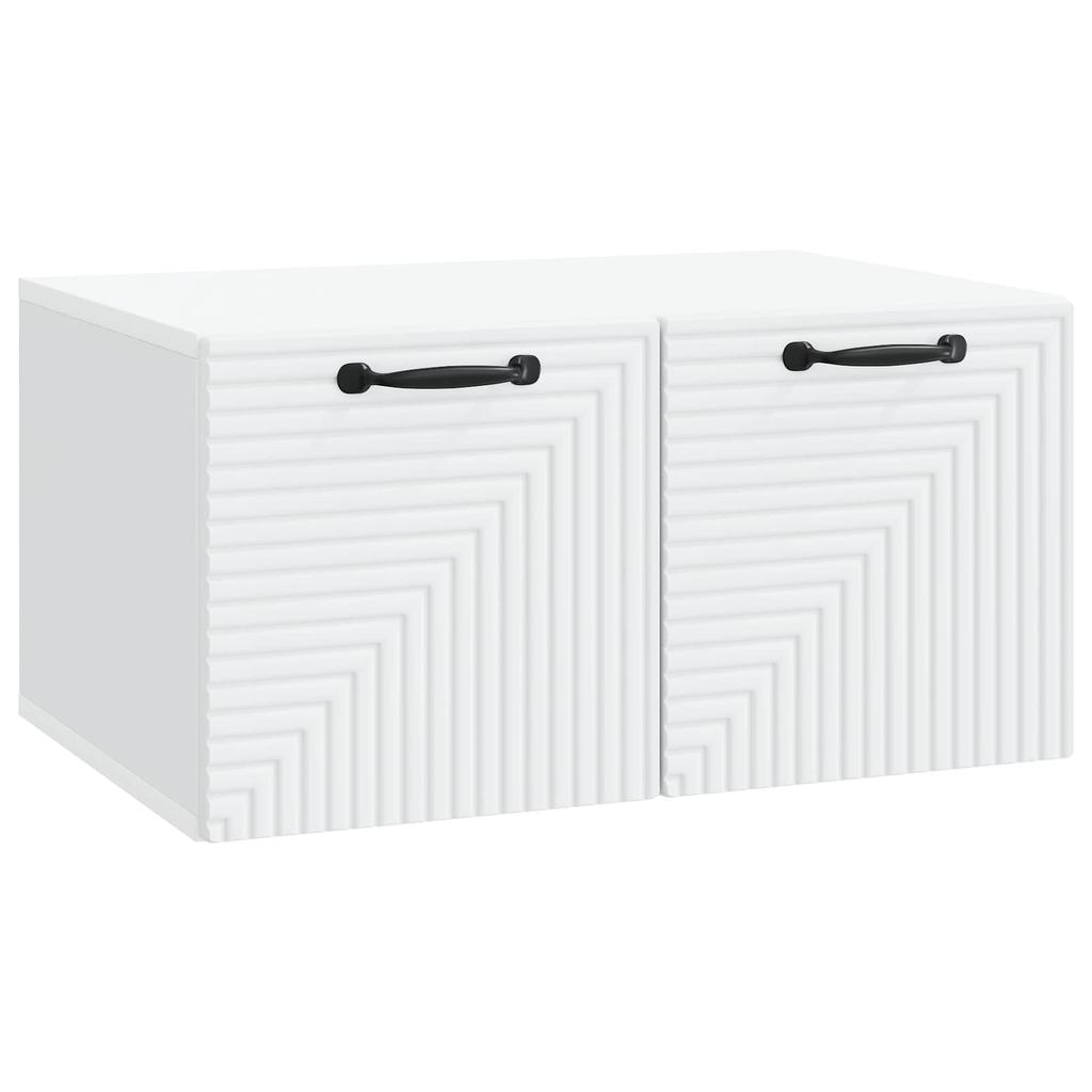 Wall Mounted TV Cabinet White 59.5 x 41 x 30 cm Particleboard