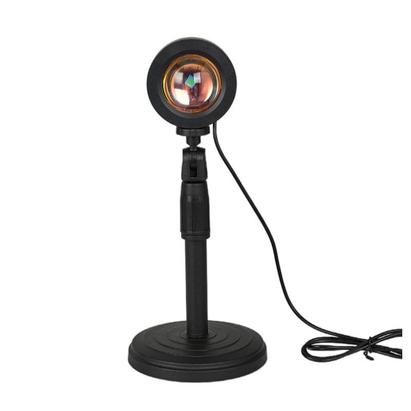 Lámpara de Proyección de Atardecer RGB - Iluminación Ambiental de Fondo para Sesiones de Fotos