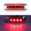 X-STYLE Side Marker LED 24V Red 4 Row LED Truck Marker Lamp Trailer