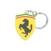 Kreativ 3D Mjukt Gummi Ferrari Nyckelring Bilnyckelring Nyckelring För Ferrari SF90 Stradale SF90Spider 296 GTB 488 GTS Tillbehör