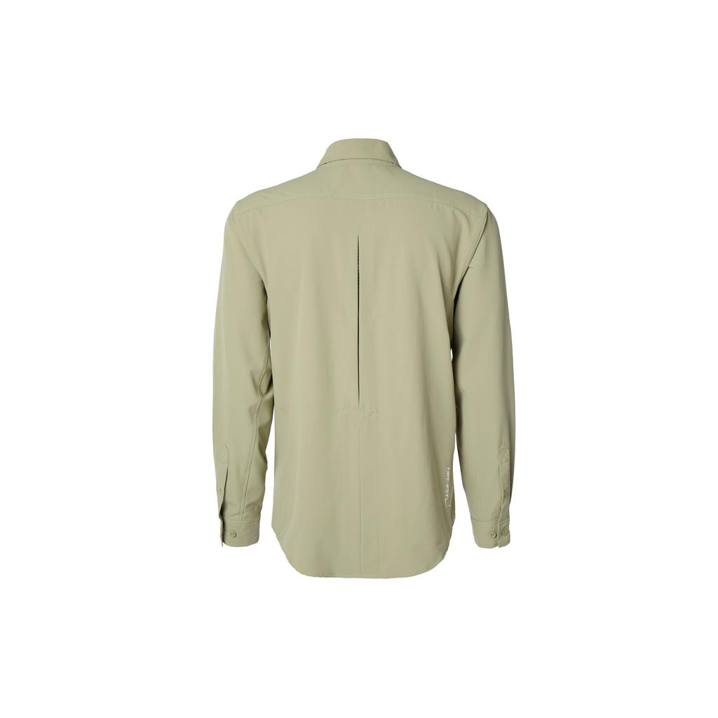 Nike ACG Dri-FIT UV Devastation Trail Colorblock Multi-Pocket Long Sleeve Shirt Men Tops Olive-Green DN3937-276
