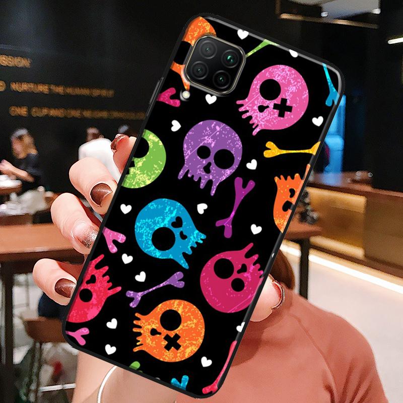 Pumpkin Halloween Bat Boo For Huawei Honor X8a X7a X9a X8 50 70 90 Lite Magic5 Pro P20 P30 P40 P50 P60 Nova 9 5T Case