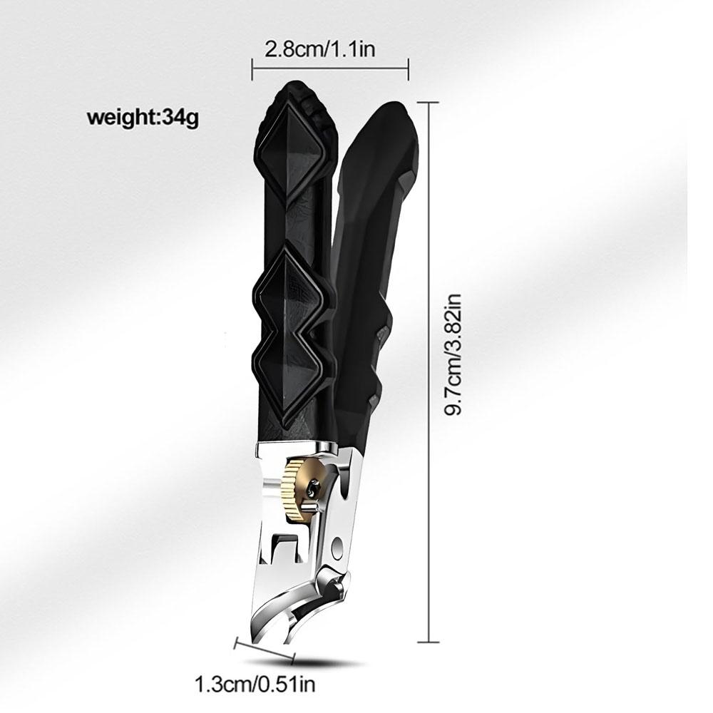 1x Nail Clippers with Safety Lock Large Wide Jaw Opening Toenail Cutter for Elderly Seniors