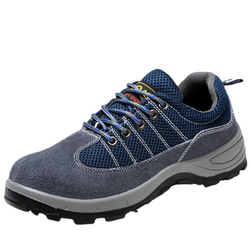 Labor Insurance Shoes Men's Low-top Work Labor Insurance Shoes, Anti-smashing, Anti-puncture and Breathable Safety Shoes