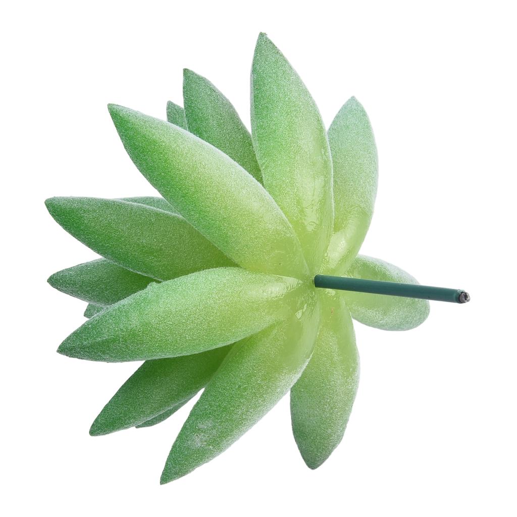 Simulated Succulent Flocking Garden Home Plant Flower Head