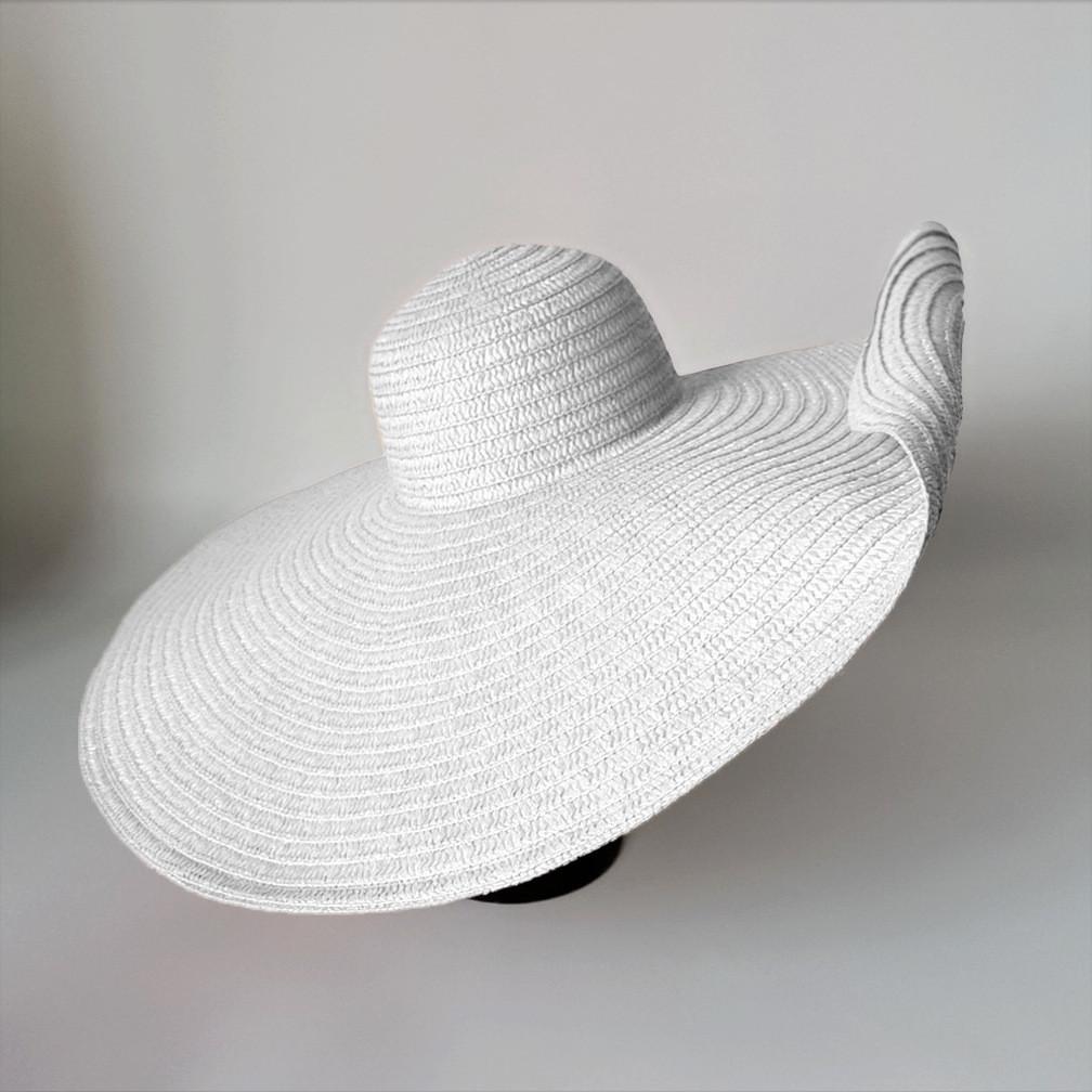 Foldable Fashionable Women Casual Woven Hat With Large Brim Holidays For