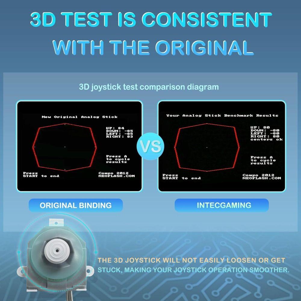Repairing Hall Effect Thumbstick Universal Controller Joystick 3D Joystick for N64 Game Accessories