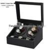 Automatic Rotating Watch Winder Box with Electric Motor for Mechanical Watches