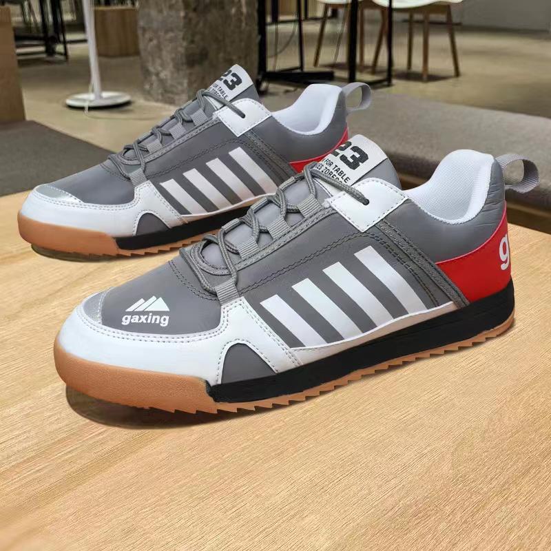 

Полосатый дизайн мужские и женские массивные кроссовки модные повседневные кожаные верхние тканевые увеличенные внутренние покрытия нижние туфли на платформе новые 38