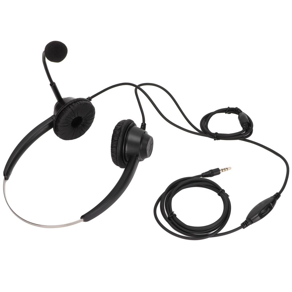 H360D‑3.5VA Telefónna náhlavná súprava 3,5 mm Podniková náhlavná súprava pre Call Centrum Konferenčný hovor