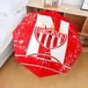 1PC Soccer Player Printed Umbrella Folding Umbrella, Automatic Umbrella 8-Frame for Travel, Camping Fan Gifts Christmas Gifts