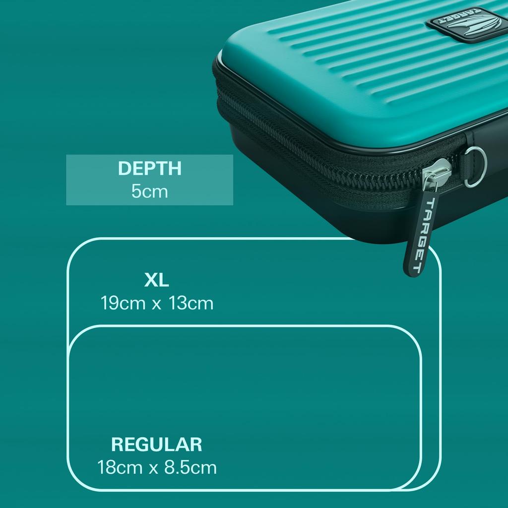 Target Darts Takoma Wallet XL Darts Case Holds 6 Darts and Accessories Aqua