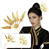 1PC Jewelry Ornaments Ethnic Rhinestone Hair Accessories Flower & Leaf for Women Headdress Hairpin
