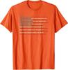 List of US Presidents American Flag Design Unisex T-Shirt