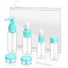 KIRA Travel Bottles Kit, Portable Refillable Toiletry Containers Set, Leak Proof Cosmetic Containers for Lotion, Shampoo, Cream, Soap, Total (4 Bot