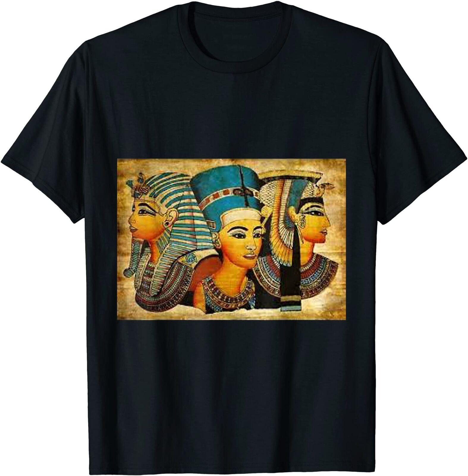 Ancient Egyptian Queen Nefertiti, Cleopatra , king tut T-Shirt S-5XL M