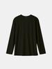 IKALOOK Spring/Autumn V-Neck Long Sleeve T-Shirt Cnit103