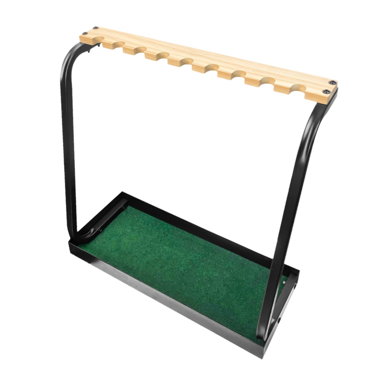 Golf Club Storage Rack Shelf Golf Putter Stand for Practice Equipment,Indoor Home Office Golf Putter Stand Shelf чёрный