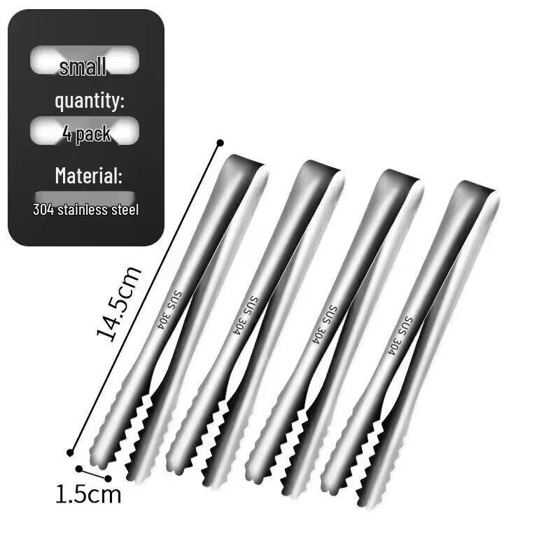 Qiwai Multifunctional Stainless Steel Food Tongs