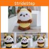 Panda Cute Bee Plush Keychain With Various Expressions Ideal For Collectors Gifts And