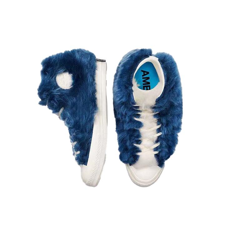 Converse AMBUSH x Chuck 70 High 'Fuzzy - Navy Blue' Men's 170587C
