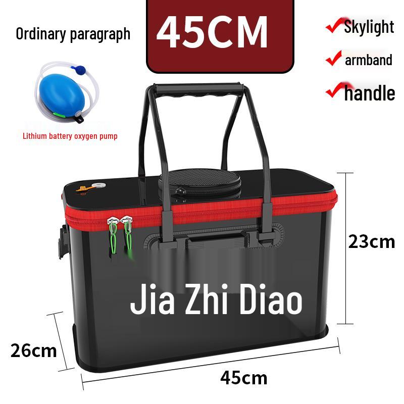 Multi-functional Foldable Fishing Bucket and Fish Protector