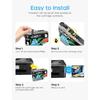 LC401 LC-401 Ink Cartridges Compatible for Brother 401 LC401 LC 401 Ink Cartridges Work with MFC-J1010DW MFC-J1012DW MFC-J1170DW Printers (4