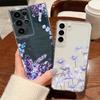 Small Flower Pattern Phone Case For Samsung Galaxy S26 S25 S24 S23 Ultra S22 Plus S24 S21 FE S25 Edge Shockproof Clear TPU Cover