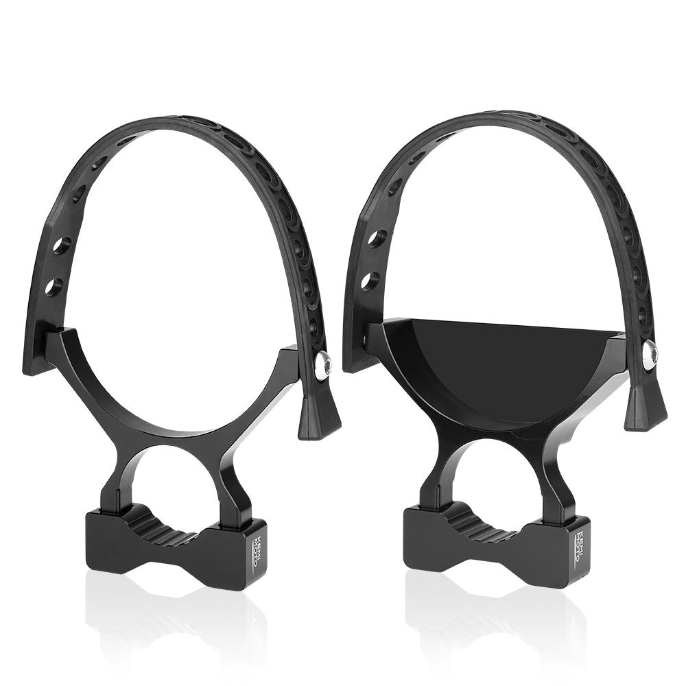 KEMIMOTO 1.5-2 UTV Aluminum Cylinder Mount Bluetooth Speaker Bottle Holder Compatible with Polaris RZR for Can-Am for CFmoto