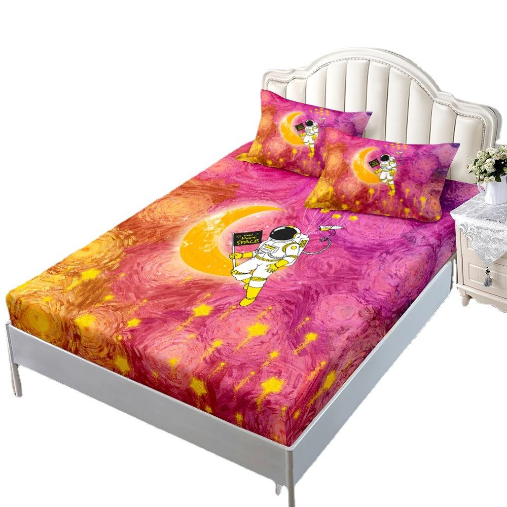 Mattress Mattress Cover Three-Piece Mattress Protective Cover Fully Surrounded Van Gogh Oil Painting