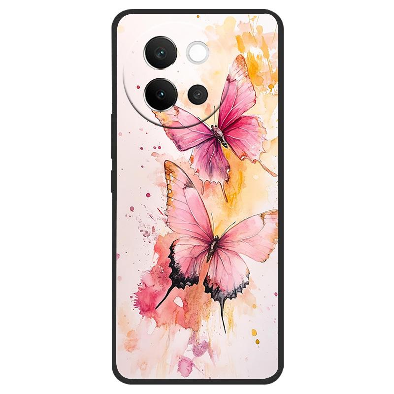 For Vivo V40 Lite 5G Case Marble Soft Matte Silicone Back Cover For Vivo V40 Lite V40Lite Full Coverage Phone Shell 6.78" Coque