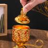 Retro Exquisite Incense Burner Aromatherapy Sandalwood Burner Ornament Handheld Incense Burner Home Desktop Decoration