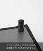 Yamazaki Jitsugyo Tabletop Flat Ironing Board with Legs Black W60XD36XH6cm Tower Comfortable To Hang 5774 Approx.
