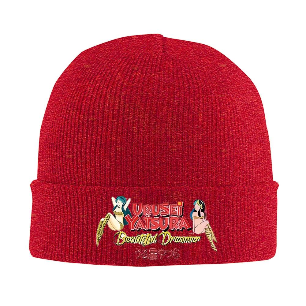 

Anime characters title image design Unisex Women Unisex Knitted Hat Beanie Pullover Cap Winter Thermal Warm Christmas Outdoor Cycli