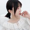Love Earrings, High-End Pearl Earrings, Temperament Long Fringed Pearl Stud Earrings For Women