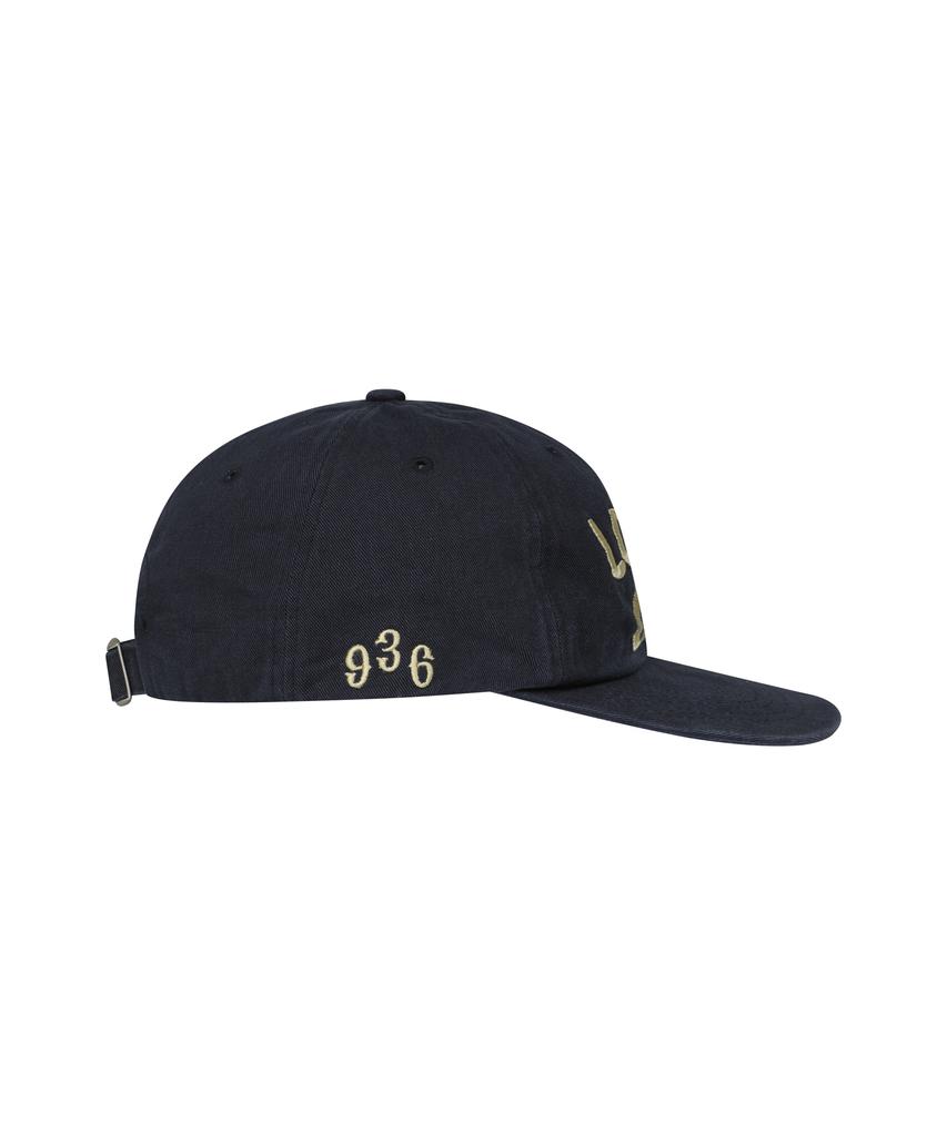 Lujeoseukeulleob Washed Logo Cap Navy