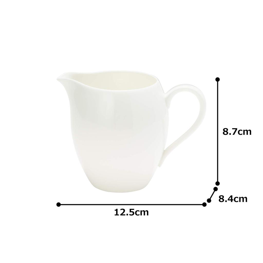 NARUMI Styles Cool Coupe Creamer, White, 310cc, 51326-4637