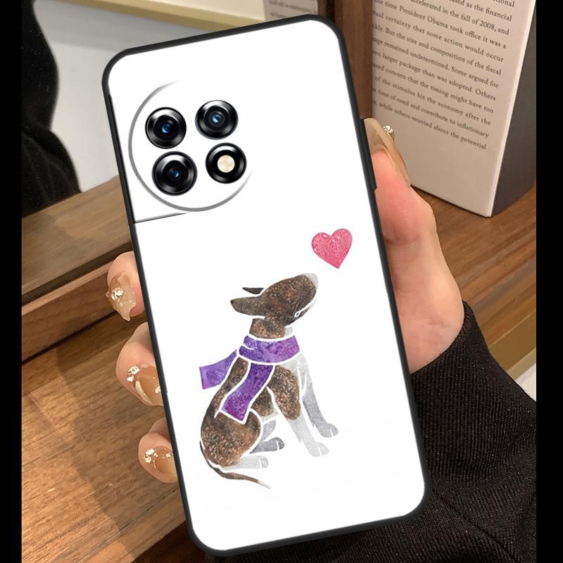 English Bull Terrier Dog Case For OnePlus 15R 13R 13T 12R 15 13 12 11 10 Pro 10T Nord CE 3 4 Lite N20 N30 Nord 5 Cover