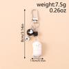 Cute Sea Otter Keychain Animal Key Ring Pendants for Women Girls Handbag Decor DIY Handmade Key Chain Jewelry Gifts