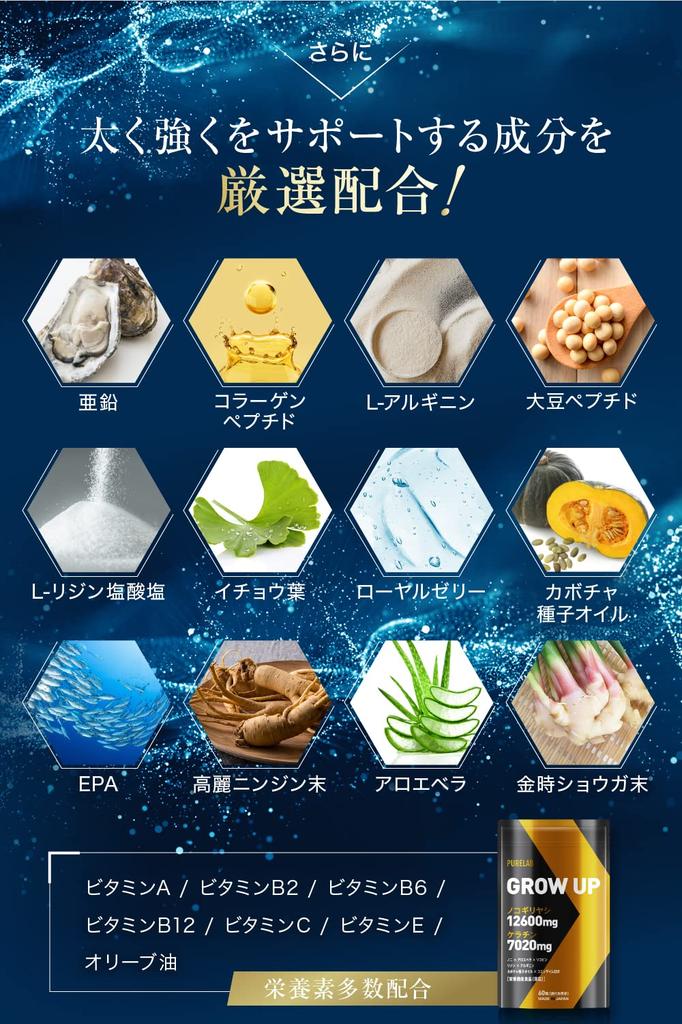 PURELAB Saw Palmetto Keratin Noni Lycopene Supplement 30 Days Supply with a Pharmaceutical Domestic Production Functional Food 12,600mg 7,020mg