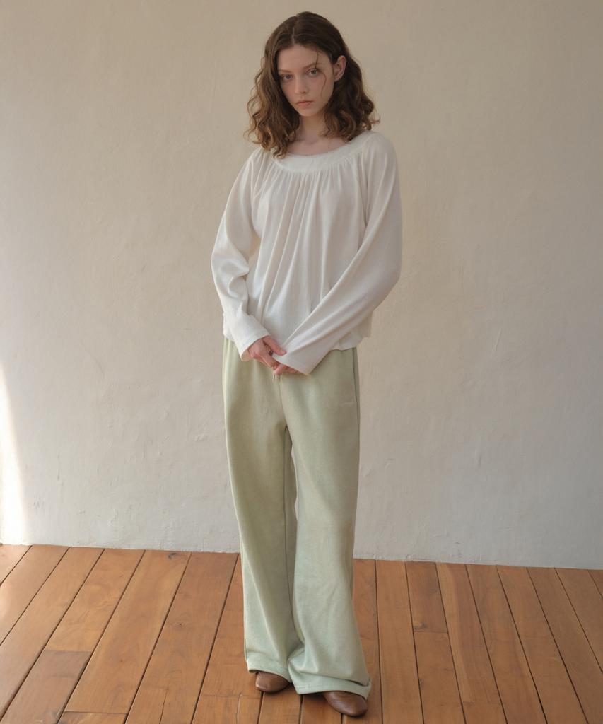 Aueonoseuteljia Lace Eyelet Raglan T-Shirt_Ivory(O26Tp04)