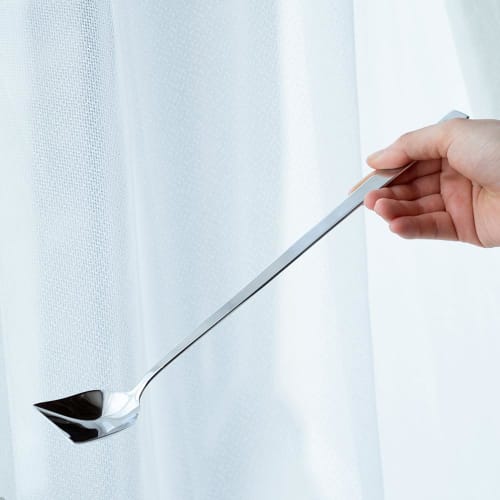 Aoyoshi Casual Product Yogurt Spoon, Long, 30cm Long, for Homemade Yogurt, Milk Cartons, Boilable, Sterilizable, Intestinal Health, Bacteria, Immunity